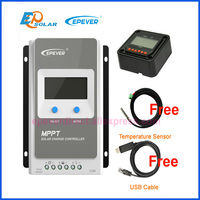 EPEVER Tracer2210AN 3210AN 4210AN 20A 30A 40A MPPT Solar Charger Controller 12v 24v LCD EPEVER Solar Regulator
