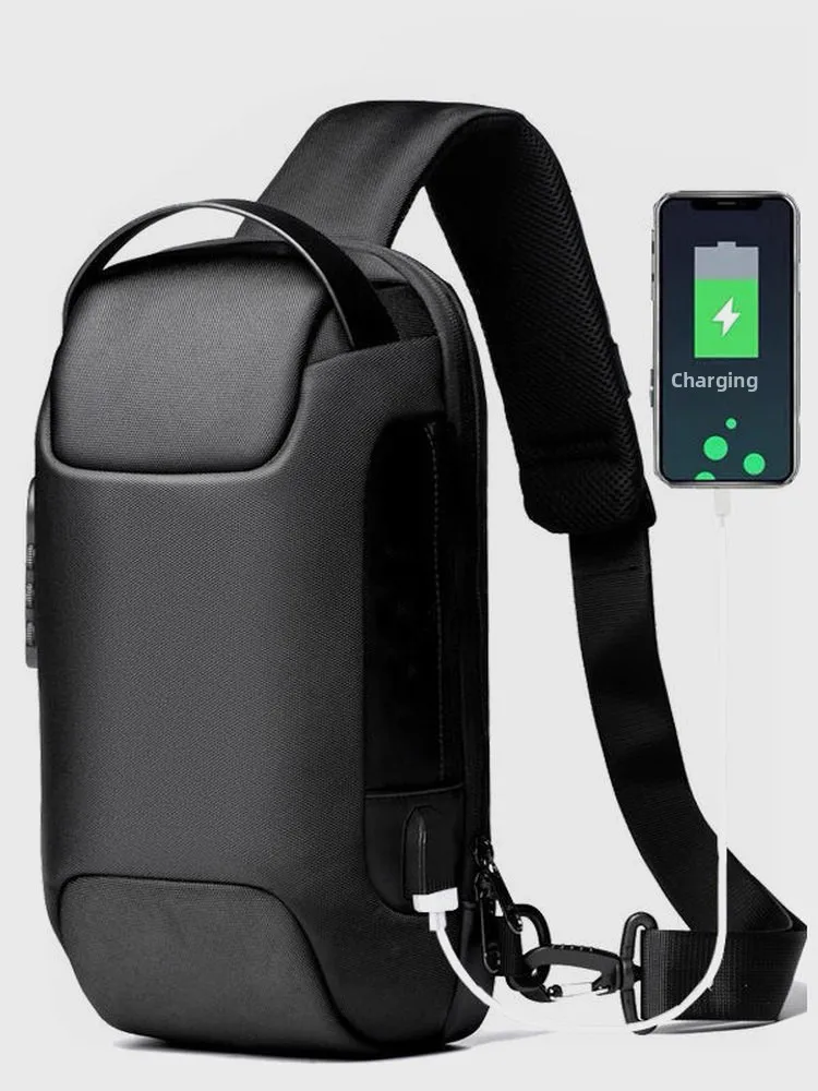 Multi-Functional Large Capacity Chest Bag Single Shoulder Motorcycle Sports Bag Traveling Business Trip Crossbody Bag view 4
