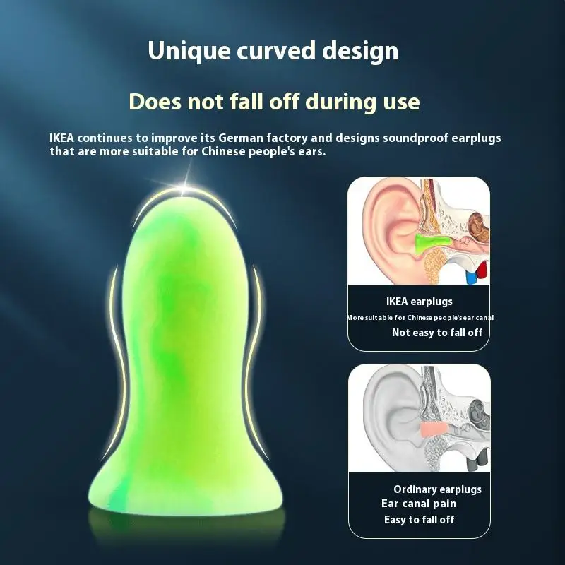 1/3/5 صناديق مكافحة الضوضاء النوم المعونة الأذن الرعاية قابلة لإعادة الاستخدام النوم الأذن المقابس الحد من الضوضاء سدادات عزل الصوت