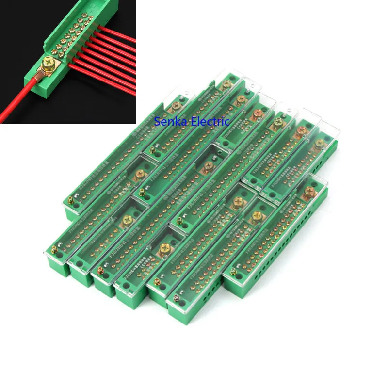 

Unipolar Splitter Junction Box Retar Electrical Screw Connector 660V Retardant Metering Cabinet Wire Terminal Block