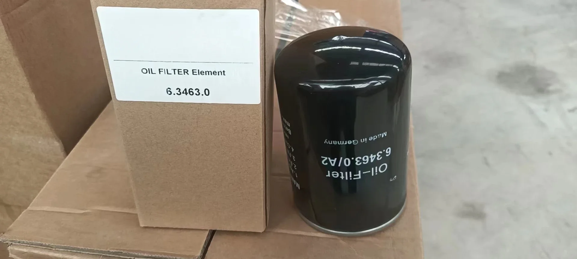 10pcs/lot 6.3463.0=6.3463.0/A2 black oil filter element OF for Kaeser air compressor  Alternative products