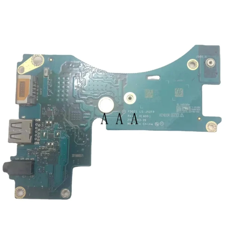 USB Audio Network Card Small Board FOR DELL Alienware M17 R2 LS-J52FP 0KJJCW