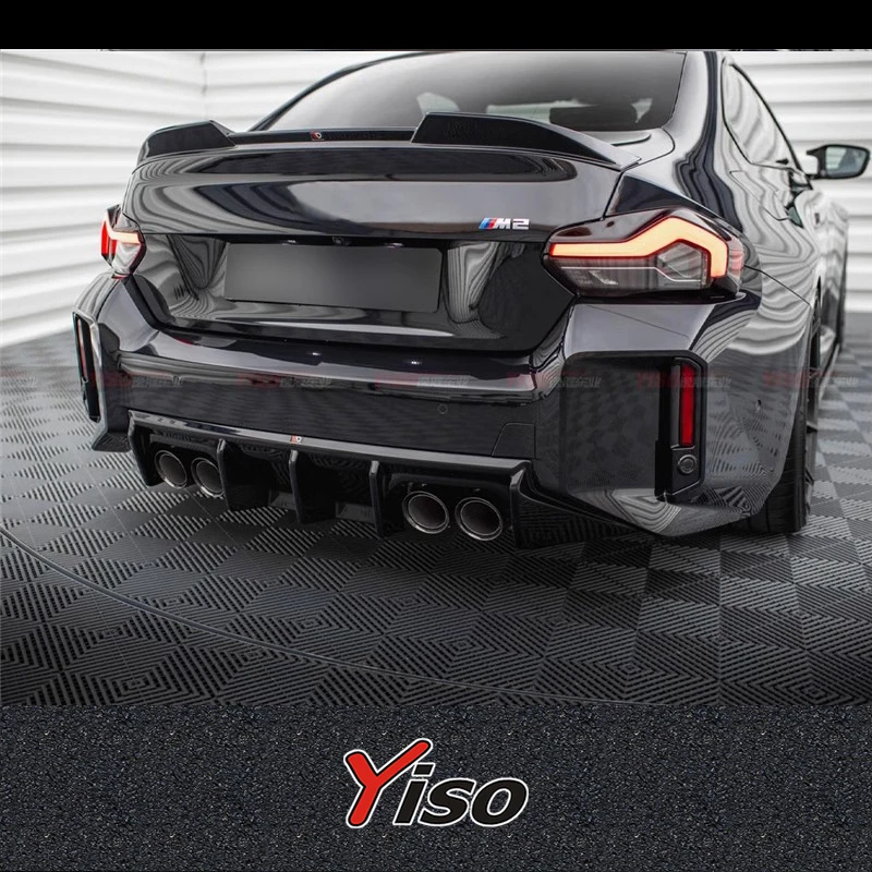 Suitable for 2023 M2 G87 Rear spoiler Modified Carbon fiber M2 G87 MAXTON Rear Lip Aerodynamic kit M2 G87 Rear spoiler diffuser