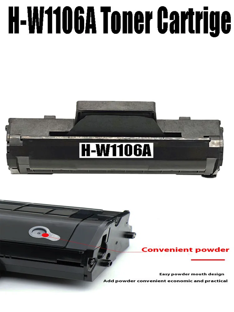خرطوشة حبر 106A W1106A W1106 1106a متوافقة مع HP Laser MFP 135a 135w 137fnw Laser 107a 107w