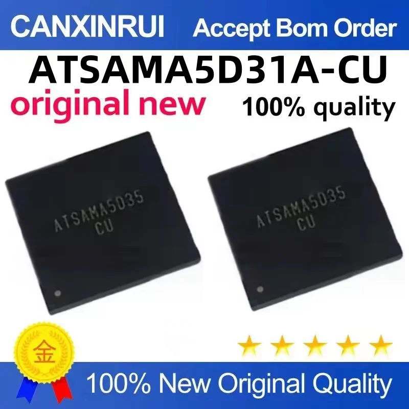 ATSAMA5D31A-CU Silk Screen ATSAMA5D31-CU Microcontroller BGA324 Package Quality Assurance