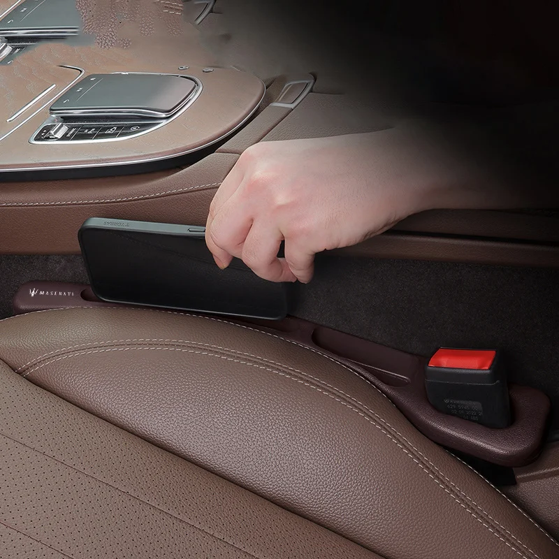 Car Seat Gap Stuff Side Seam Car Gap Filler Leakproof For Maserati Ghibli Granturismo mc20 Trofeo Levante Spyder Car Accessories