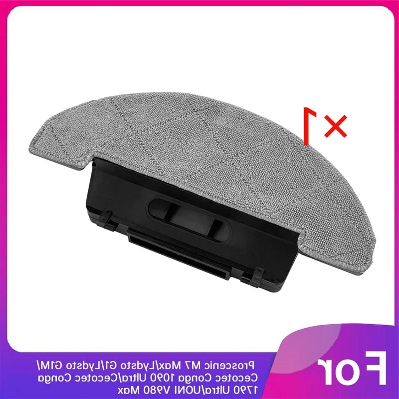 |TodaySell| For Proscenic M7 Max/UONI V980 Max Etc Water Tank Dust Box Mop Cloth Support Kit Cleaner Parts Replacement