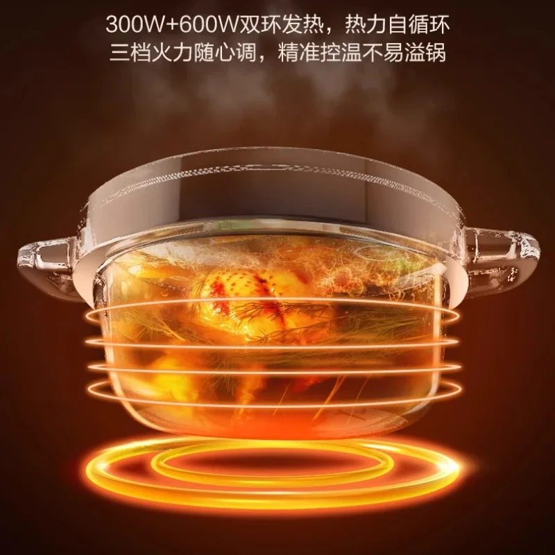 وعاء الحساء الكهربائي، وعاء الحساء المنزلي، طاجن كهربائي، آلة طهي الحساء الصحي #5