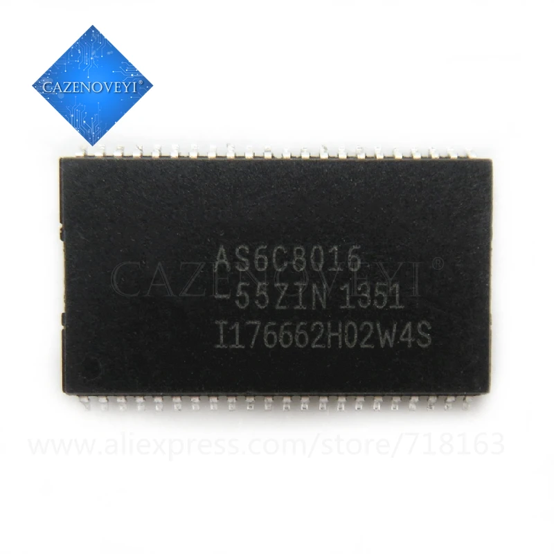 

10pcs/lot AS6C8016-55ZIN AS6C8016 TSOP-44 In Stock