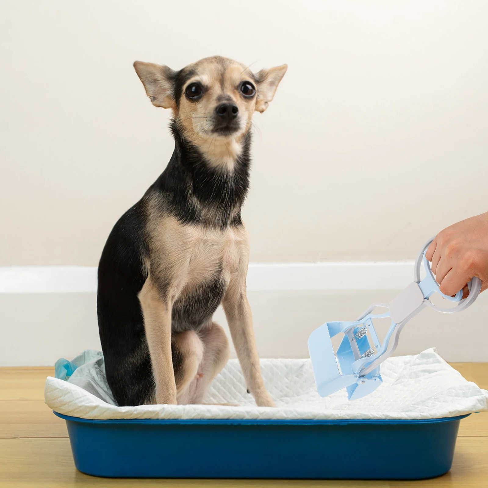 

Sturdy Wear-Resistant Poop Scooper For Dogs Reusable Pet Litter Picker Durable Plastic Poop Picker Portable Dog Pooper Scooper