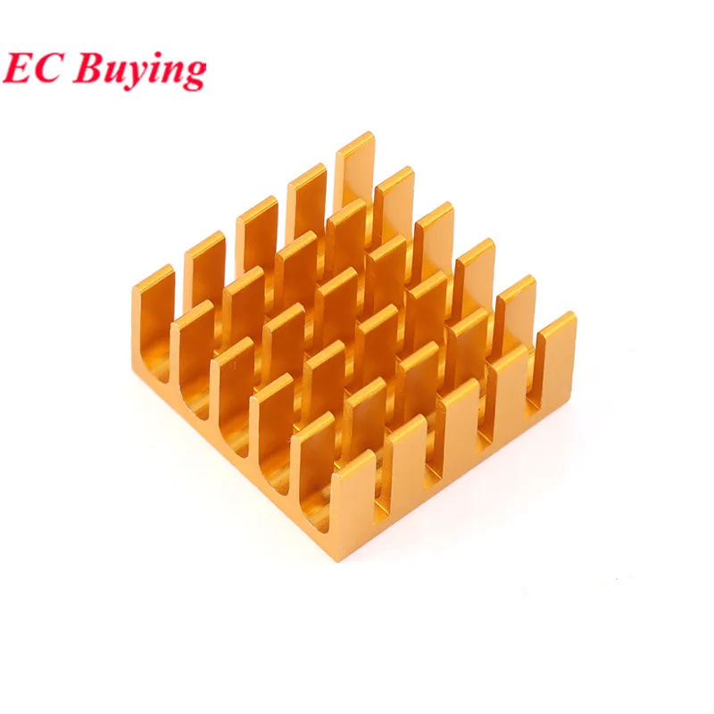 5pcs/1pc 22*22*10mm Heatsink Cooling Fin Aluminum Radiator Cooler Heat Sink for Transistor PBC IC Chip LED Module 22x22x10mm