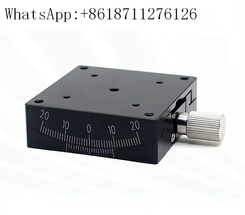X-axis Angular Tilt Table GFG60-60 Curved Slide Table High Precision Optically Adjustable Angular Manual Displacement Stage