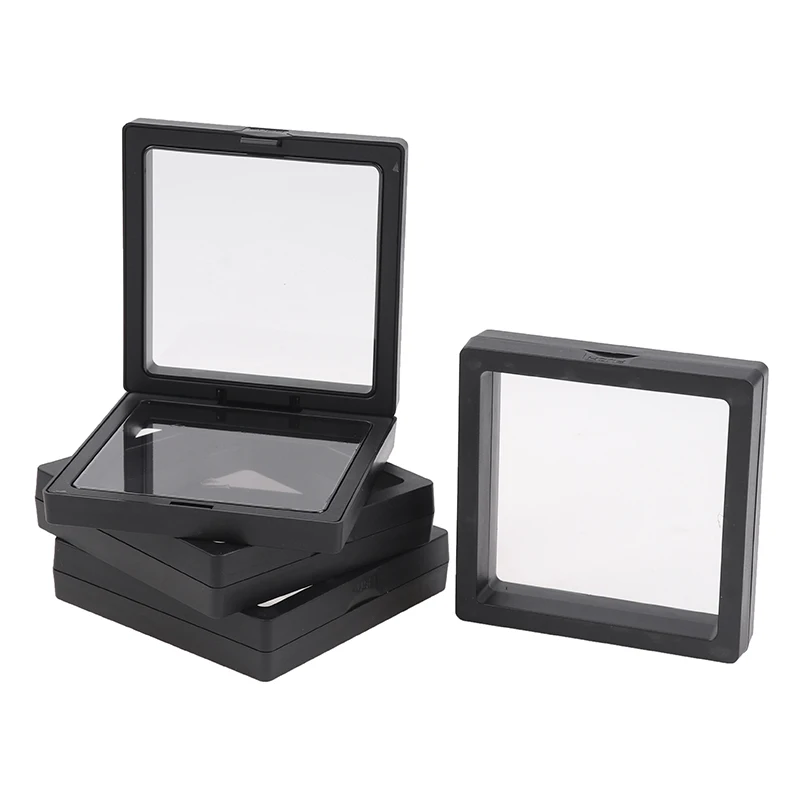 

10/20/30 шт. витрина 3D плавающая рамка подставка для ювелирных изделий тень подарочная коробка кольцо кулон держатель ювелирные изделия витрина