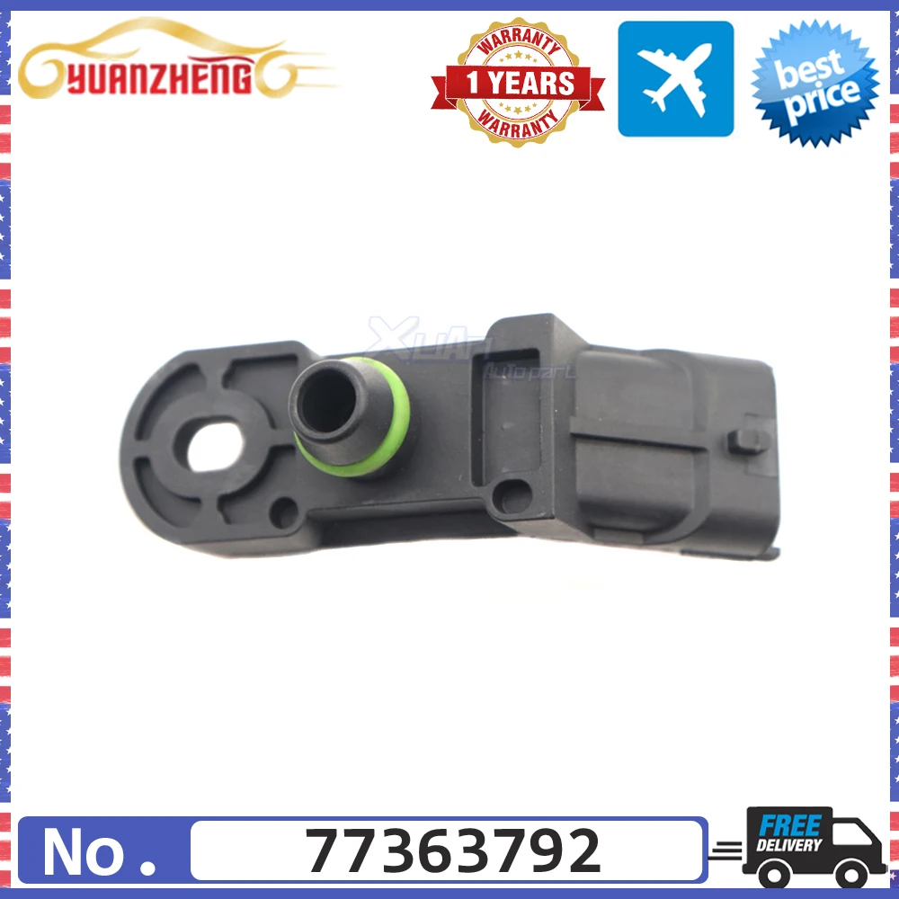 77363792 1Bar Manifold Absolute Pressure MAP Sensor NEW For ALFA ROMEO FIAT DOBLO GRANDE PUNTO IDEA LINEA PALIO SIENA LANCIA