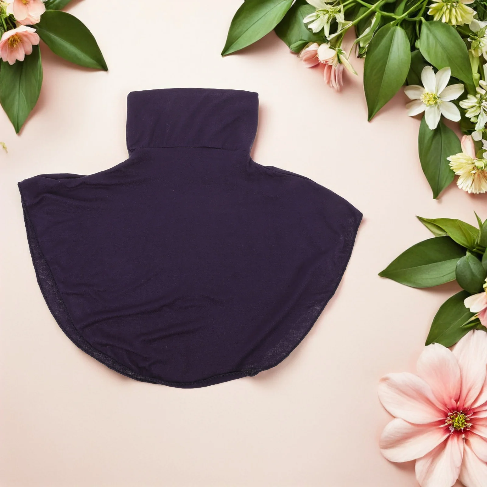 غطاء رقبة صناعي للنساء ذو ياقة مزيفة، تمديد حجاب قابل للفصل، خفيف الوزن وجيد التهوية، معزز الزي للاستخدام اليومي