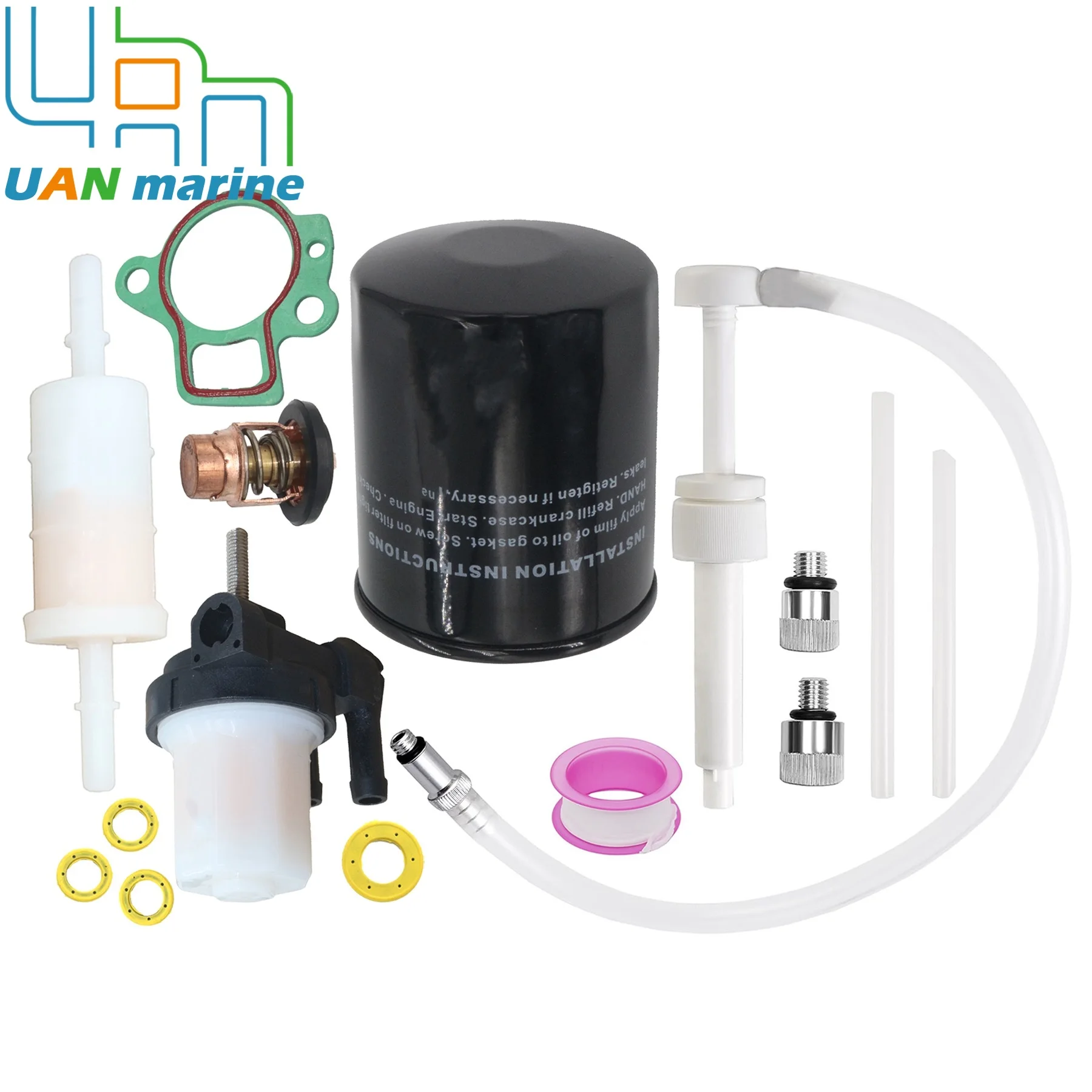 

100H Service Kit for Mercury 40 50 60 HP EFI Outboard Motor Oil Filter 822626Q2 Fuel Filter 879884T 879885K Thermostat 8M0168892