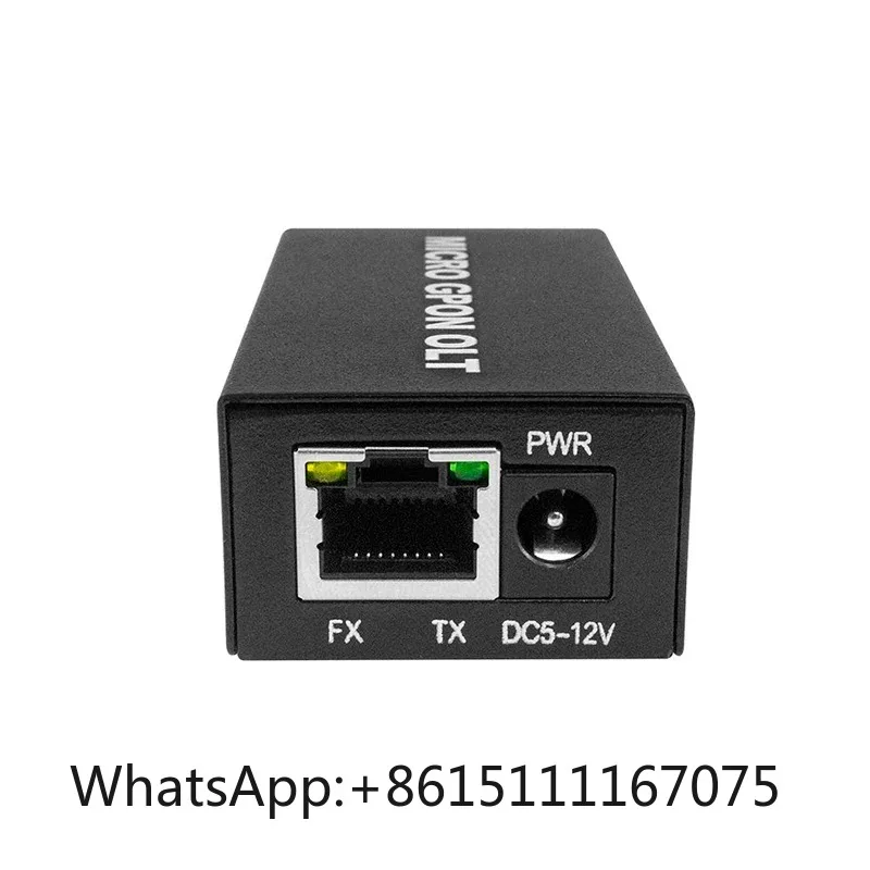 New Single Port Mini GPON OLT Stick 1.25G/2.5G SFP Portable Micro OLT for FTTH FTTx Fiber Optic Network