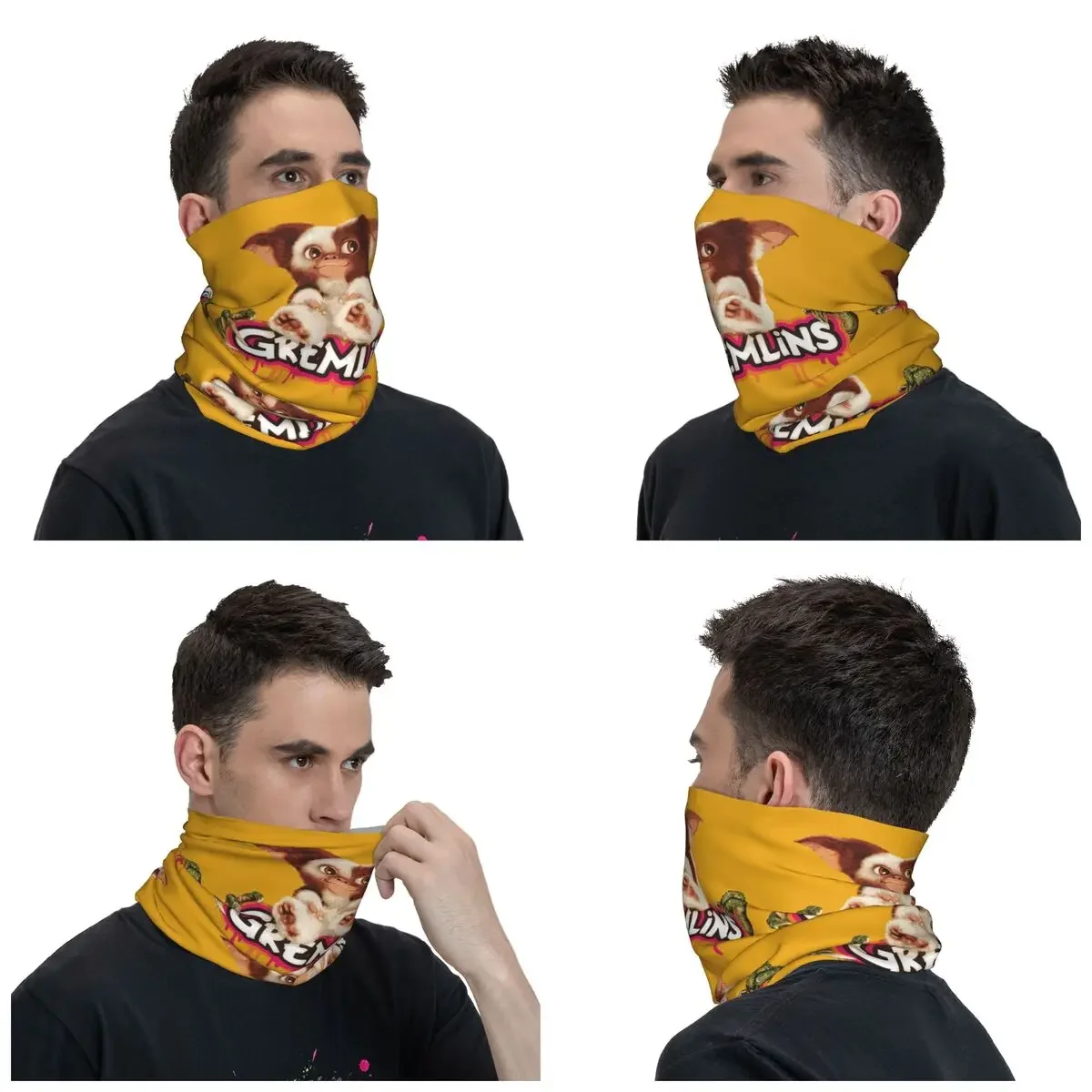 Gremlins Neck Gaiter Men Women UV Protection Winter Movie Gizmo Bandana Scarf for Cycling