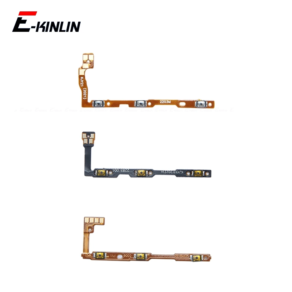 Image of Ein/Aus-Taste Lautstärketaste Flexkabel für Vivo Y20 Y20i Y20s G Y21 Y21s Y22 Y22s Y27 Y27s Y28 Y28s Y29 4G 5G