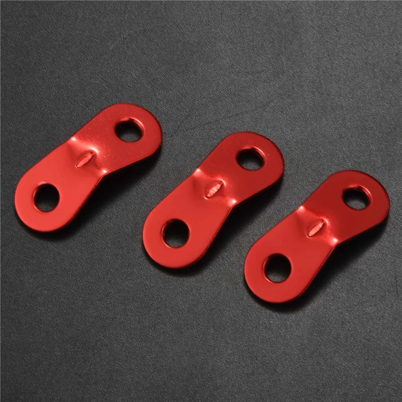 B06C-سبائك الألومنيوم الحبل الضابط خيمة الموتر حبل الضابط لخيمة المشي لمسافات طويلة التخييم (2 ثقوب) - 36 حزمة #6