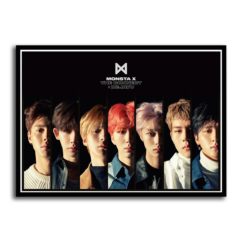 POSTER I.m Monsta X Group Poster Paper Print Home Living Room Bedroom Entrance Bar Restaurant Cafe Art Painting Decoration