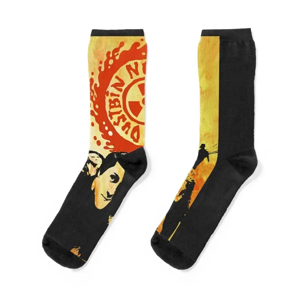 Neds Atomic Dustbin T-shirt classique Socks FASHION Men's Boy Socks Women's