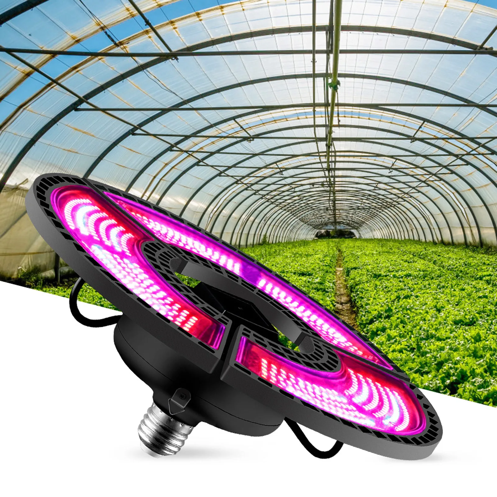 

Grow Lighting LED Lamp E27 288/360/432/504/108/126/144 Leds For Flower Plant Growing Foldable Greenhouse Waterproof Grow Lights