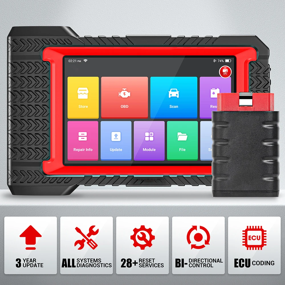 10.1 Inch Tablet Computer Car Diagnostic Scanner, Bigger Screen with Smooth Operation Professional Diagnostic Tool for Car