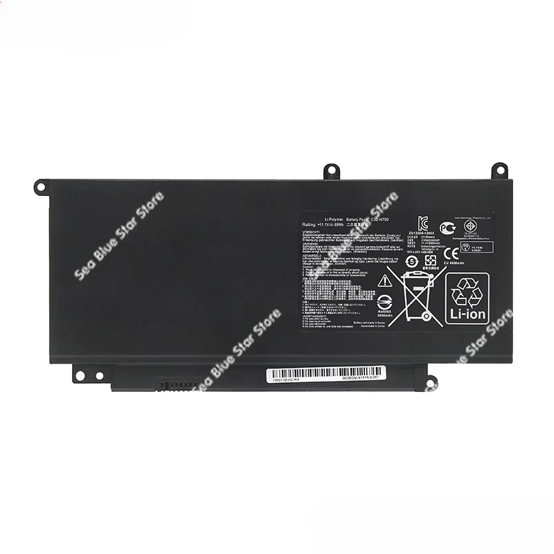 New Application, ASUS C32-N750 N750J N750JK N750JV Laptop Battery