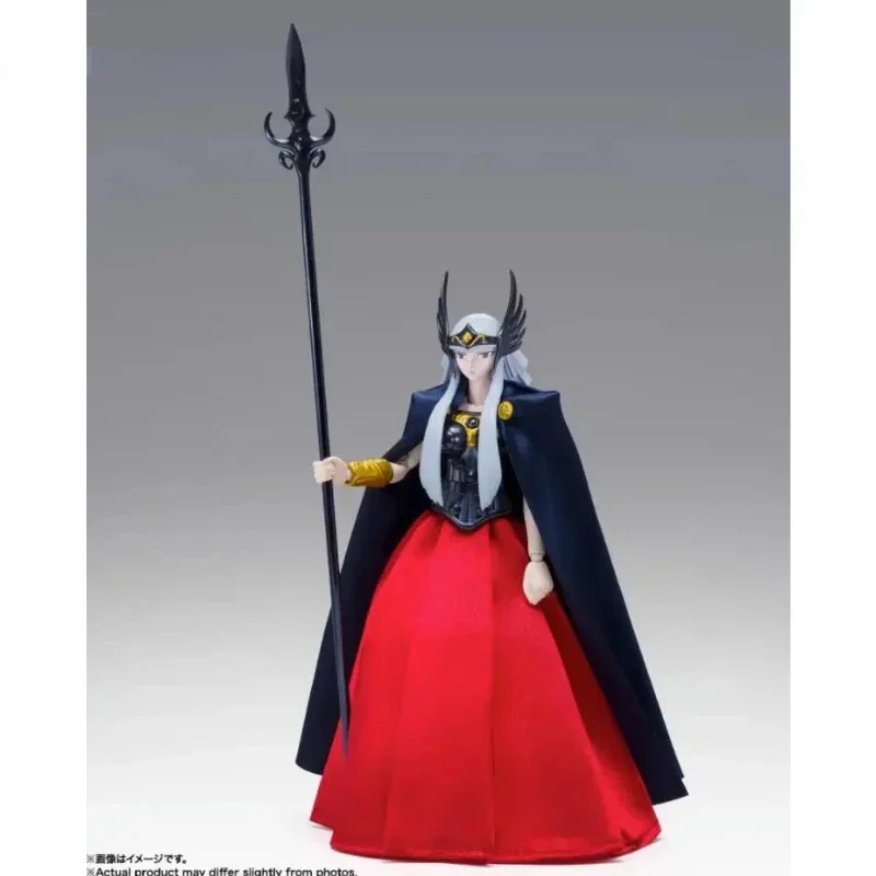 In Stock BANDAI MODEL Saint Seiya Nordic Cloth Myth Polar Star Hilda Hiruda Includes 2 Pieces Dress Action Figure Toy Gift