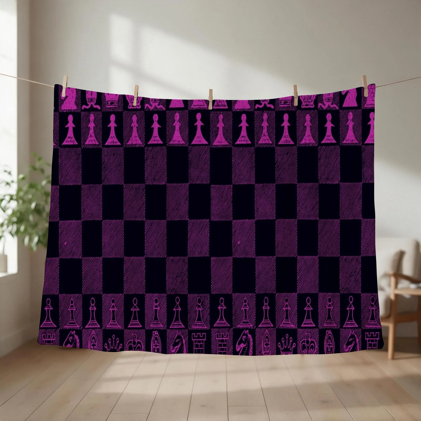 Chess Fan, Chess Player, Grand Master of Chess Throw Blanket Polar Tourist For Decorative Sofa Decorative Beds Blankets