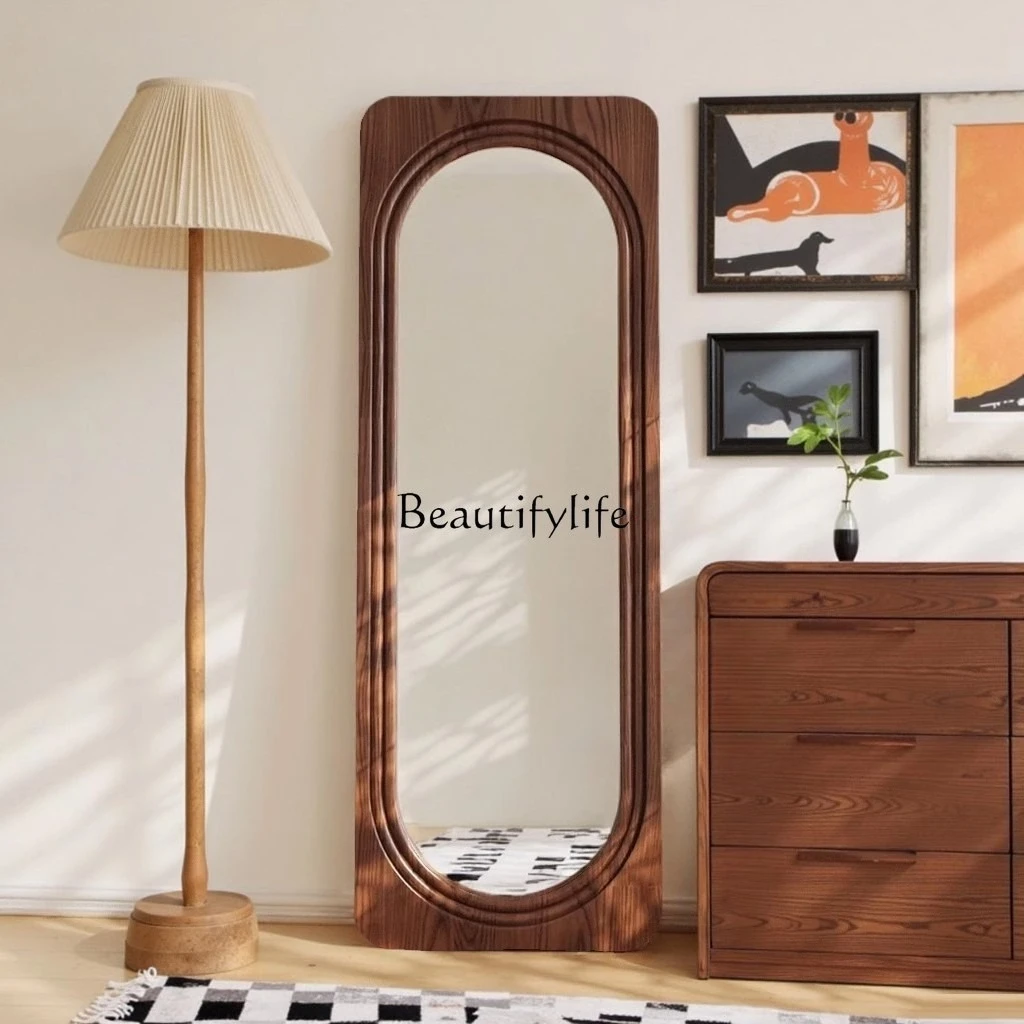 

Retro medieval style full body floor mirror household mirror wall hanging