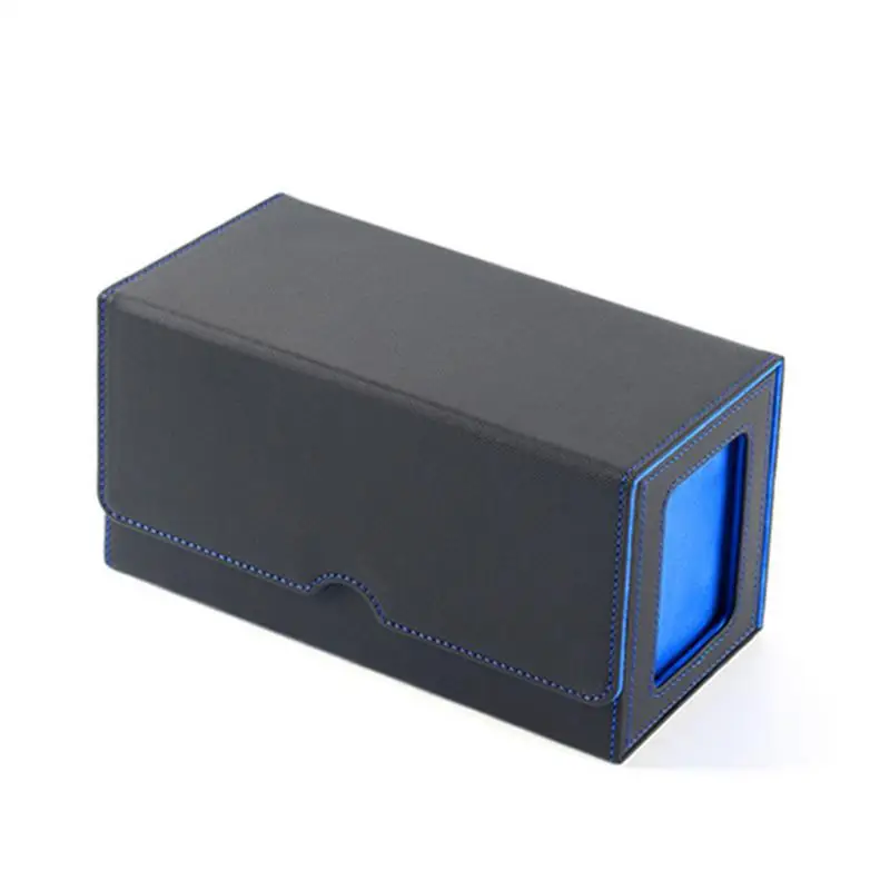 Trading Card Storage Case Large Capacity Magnetic Card Collection Storage With Dice Tray Sturdy Organizer For Children Teenagers