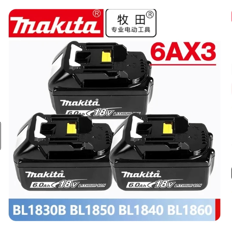 

Makita 18V Battery Rechargeable Battery 18650 Lithium-ion Cell Suitable Power Tool DTW700 DTW300 DTD173 BL1860 LXT400 BL1850