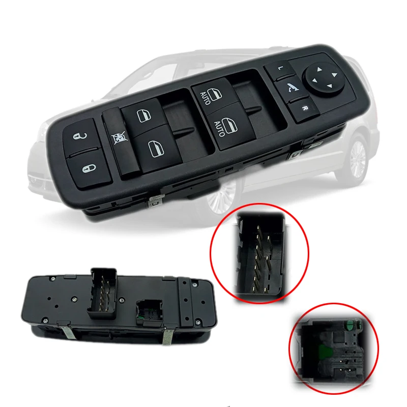 Window Control Switch Button Console 68110867AB 68110867AA For Dodge Grand Caravan Town & Country Ram 1500 2500 3500