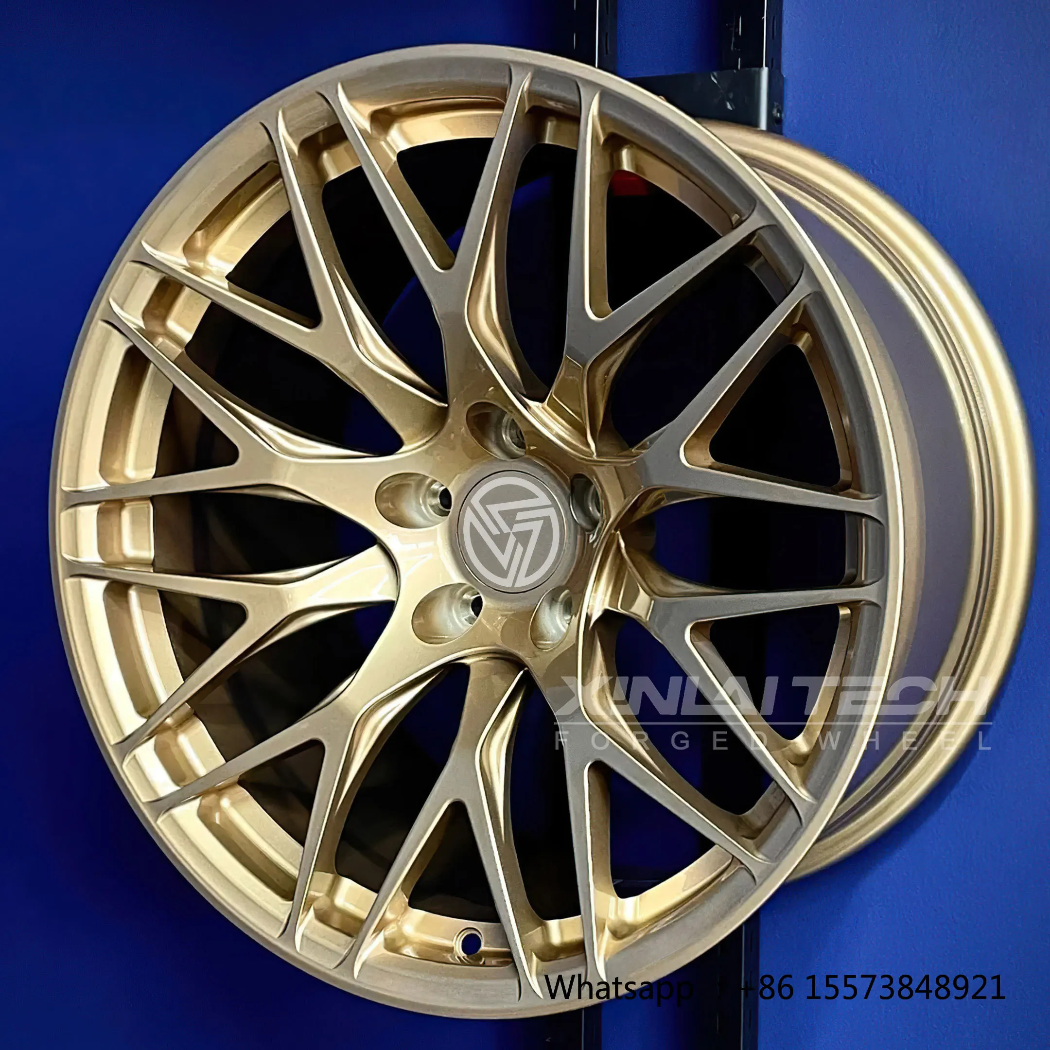 Bronze Custom Forged 5x120 5x108 5x112 5x114.3 Monoblock 1-piece Wheels  17 18 19 20 21 Inch for    Rims