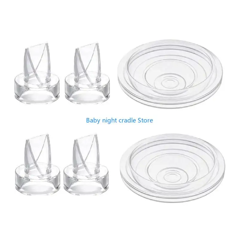 J2FF 6 قطع من صمامات السيليكون وحزمة الحجاب الحاجز تركيبات بسيطة لمضخة الثدي