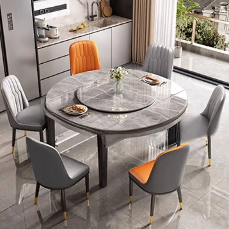 Minimalist Style Dining Tables Space Small Legs Modern Set Dining Tables Luxury Nordic Expandable Mesas Comedor Furniture Home