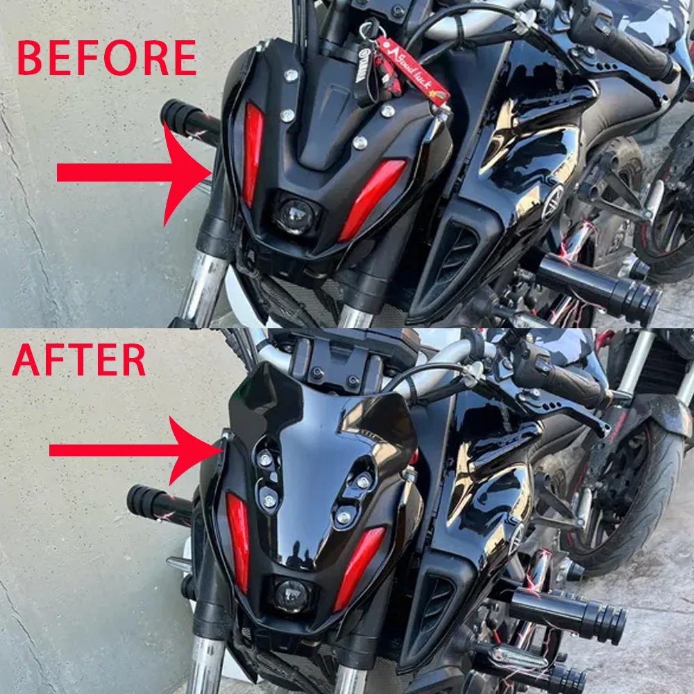MT 07 2024 2025 Motorcycle Front Windshield Deflectors Wind Shield Screen Protector For Yamaha MT07 Windscreen MT-07 2021~ 2023 - Image 2