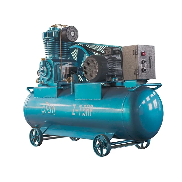 

professional Z-7.5HP 5.5KW 7.5HP 380V 60HZ portable piston air compressor industrial use