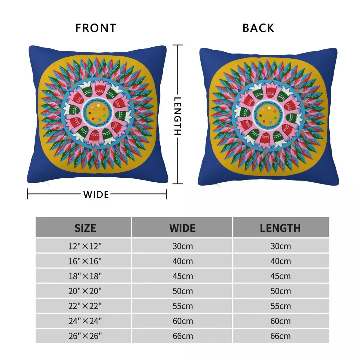 Costa Rican Oxcart Wheel 3 Square Pillowcase Polyester Linen Velvet Pattern Decorative Throw Pillow Case Car Cushion 45x45