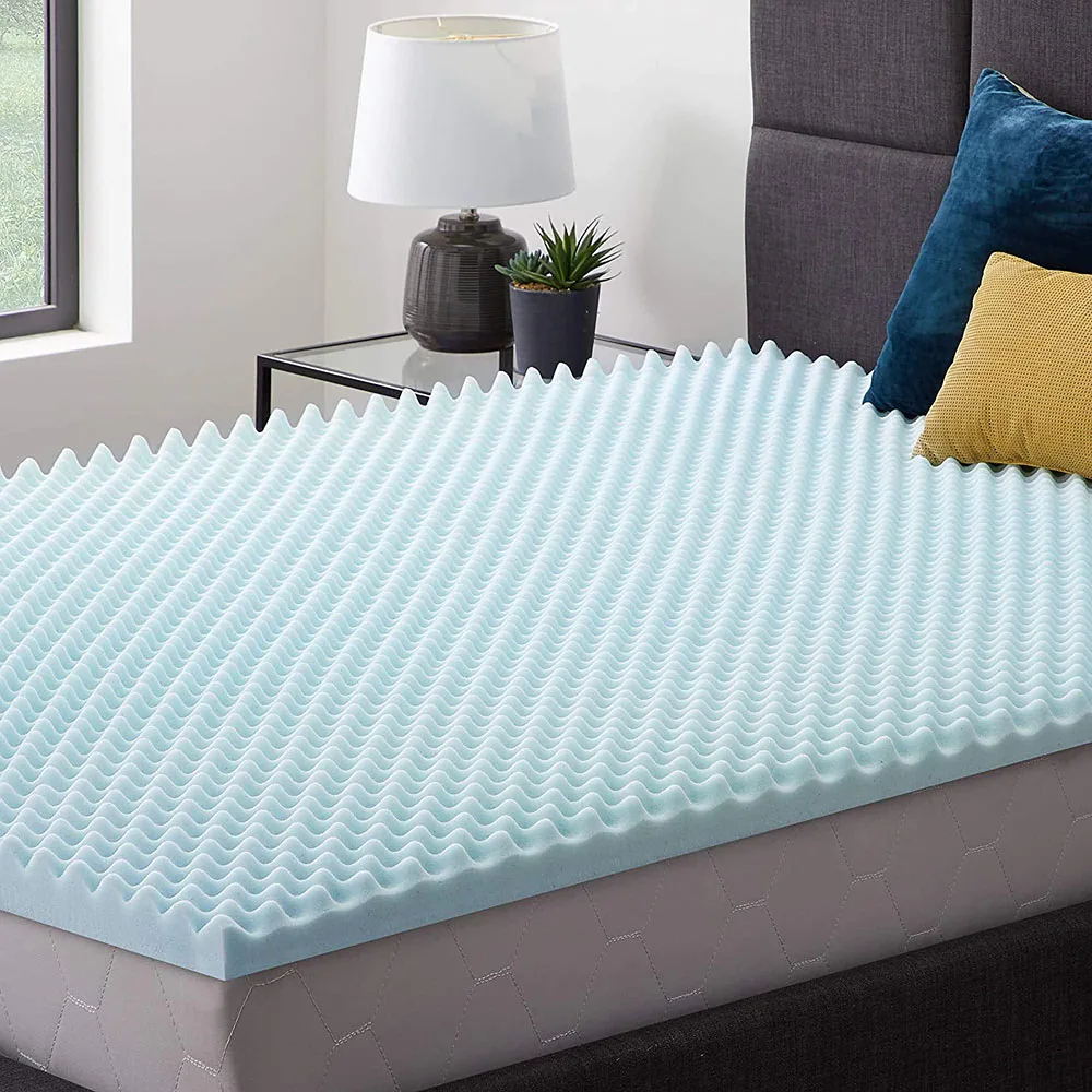 Memory Foam Mattress Topper Double Bed, Pressure Relief Mattress Topper for Back Pain