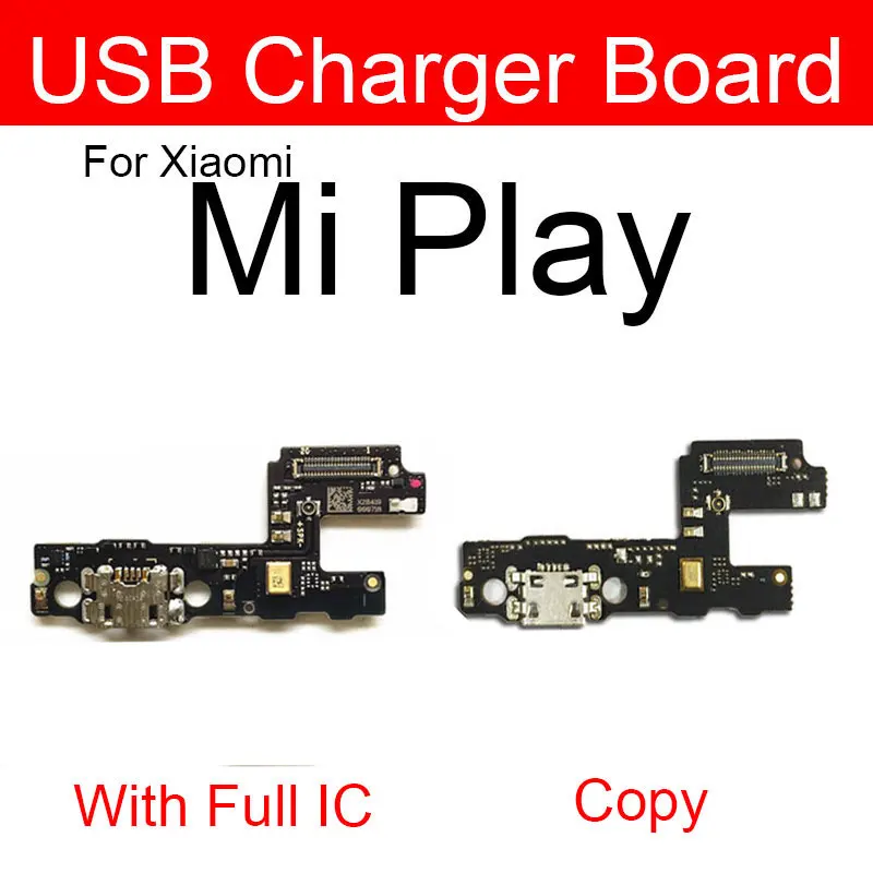 USB Chargng Dock Port Connector Board Flex Cable With Microphone For Xiaomi Mi Poco F1 F2 Pro Poco X3 X2 C3 Mi Play Repair Parts