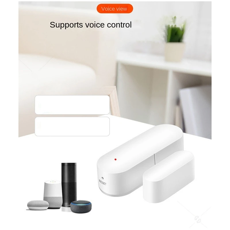 Датчик окон Tuya Smart TUAY, датчик открывания дверей и окон, домашнее напоминание, противоугонная Индукционная сигнализация
