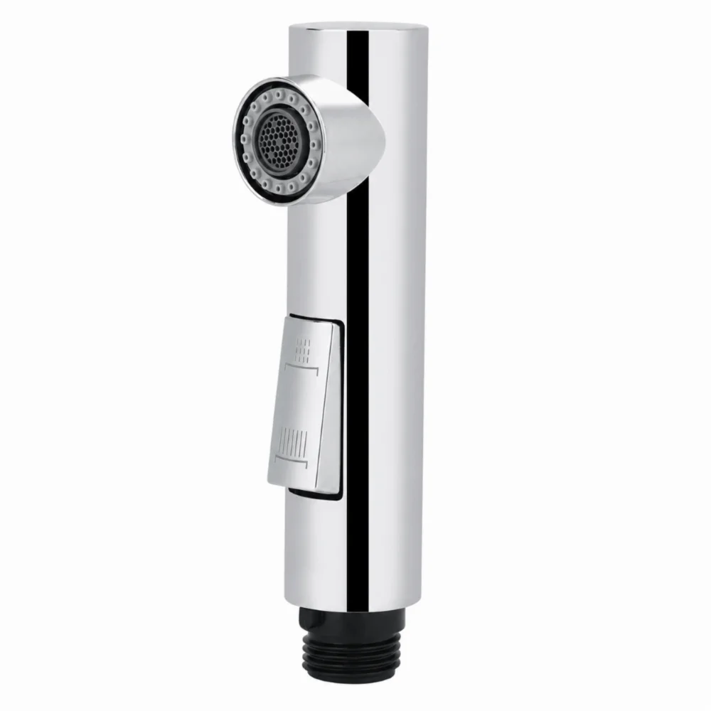 Pull Out Faucet Sprayer ABS Material G1/2 Male Thread Sink Sprayer Head 2 Spraying Modes 4.53 x 1.10 x 0.79in