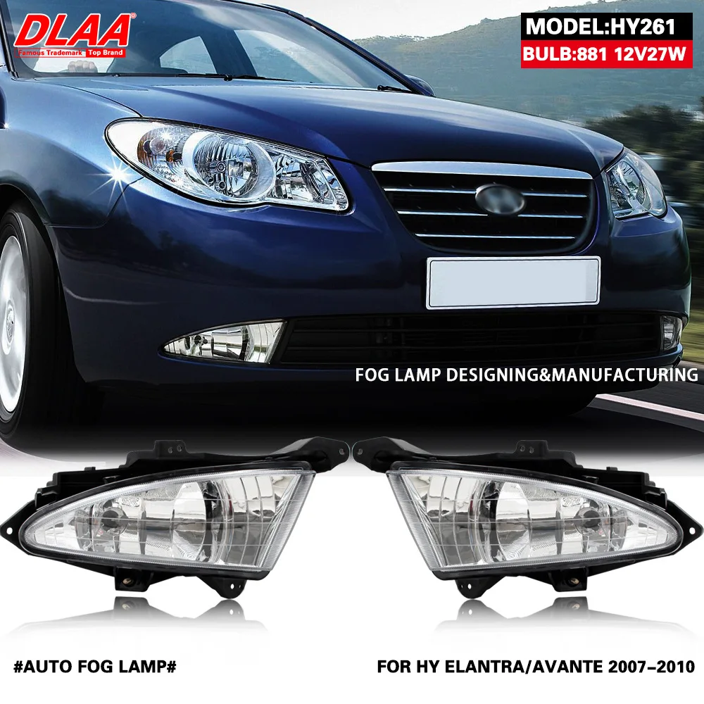 

Передний бампер, противотуманные фары автомобиля, противотуманные фары, дневные ходовые огни, дальние фары для Hyundai Elantra 2007 2008-2011, противотуманные фары в сборе