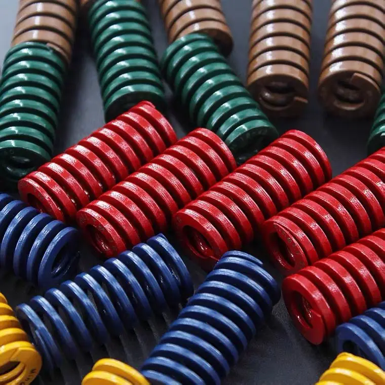 

Creamily 2PCS/Lot Mold Spring OD=12mm ID=6mm Length=20-100mm Stamping Compression Springs Loading Yellow/Blue/Red/Green/Brown