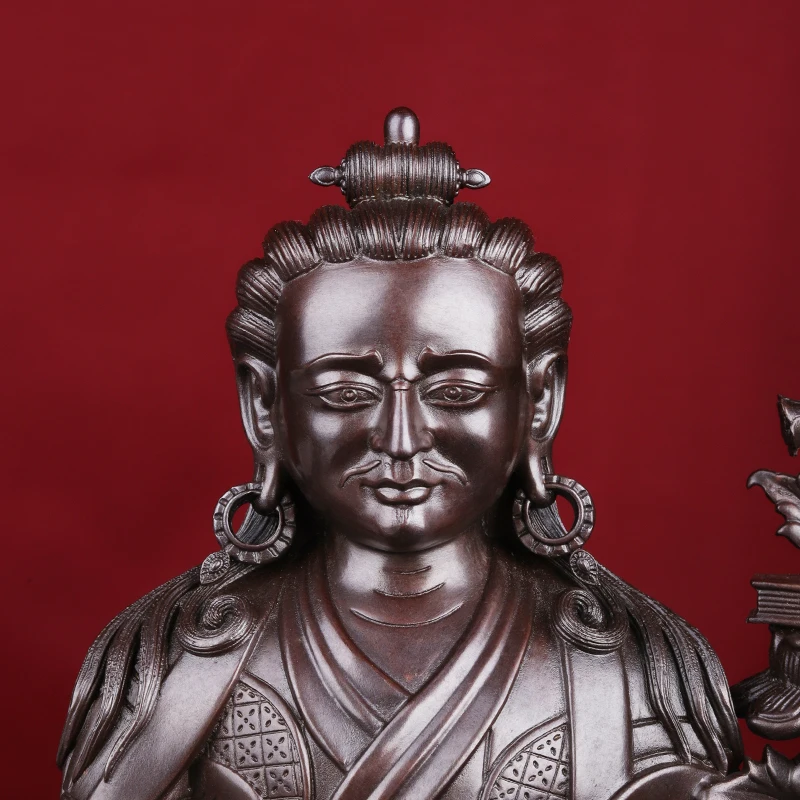 Jin Meilin Ba Zun Buddha statue pure copper small Buddha statue carrying Tibetan tantric 3 inch 5 inch 7 inch Jin Meilin Ba.