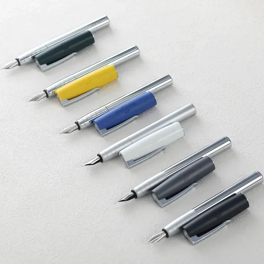 For Faber-Castell Creative Genuine German En LOOM Metal Fountain Pen 0.38/0.5mm Writing Stationery Gift