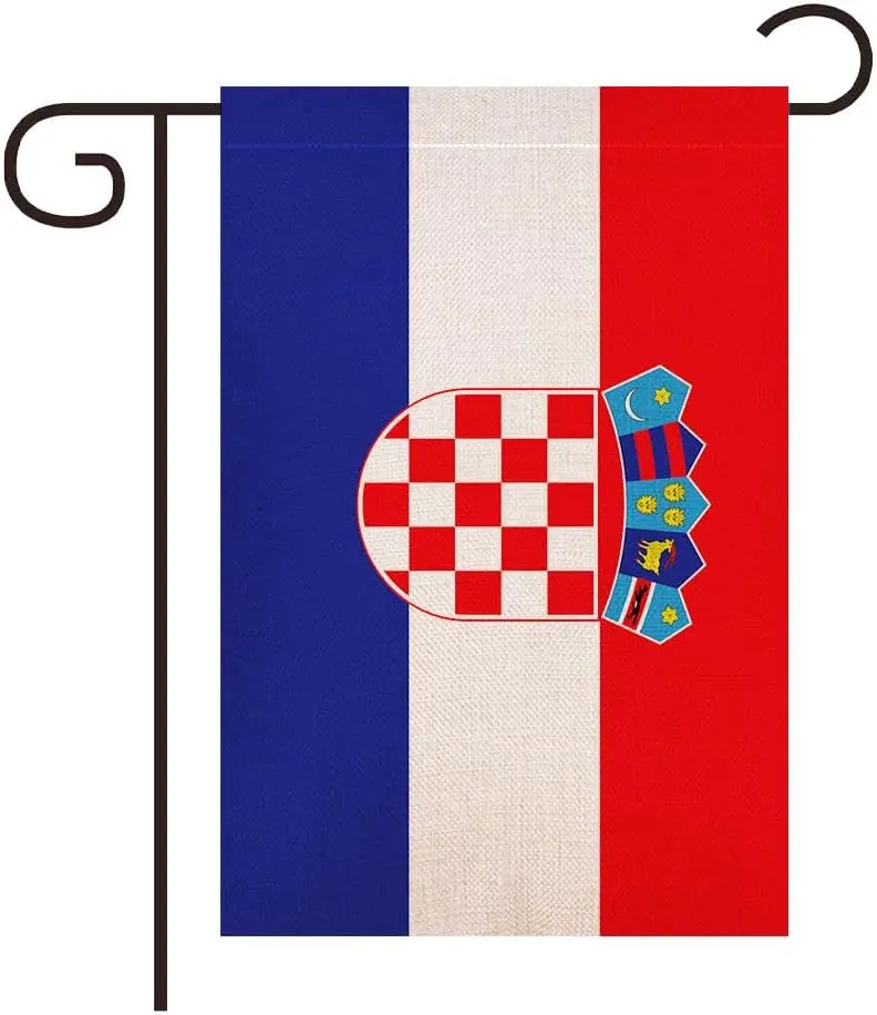 Croatia Croatians Garden Flag,Garden Decoration Flag,Indoor and Outdoor Flags,Celebration Parade Flags,Anniversary Celebration,